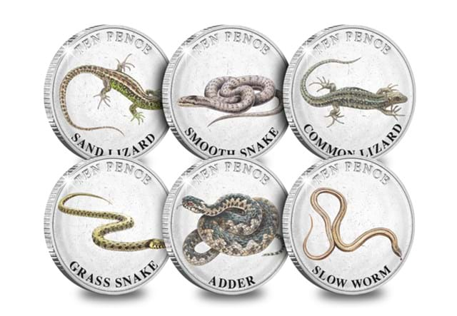 Reptiles 10Ps Coloured All Rev