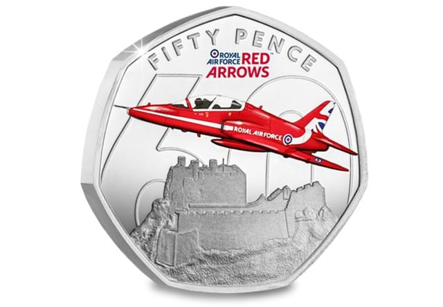 Red Arrows Silver 50Ps Jersey Rev