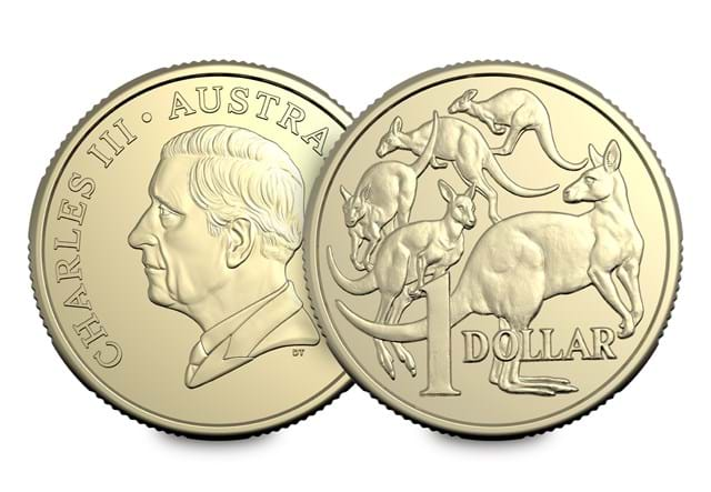 Australia New 2024 KCIII Coinage Sets 1Dollar