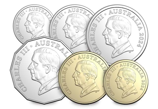 Australia New 2024 KCIII Coinage Sets Obverses