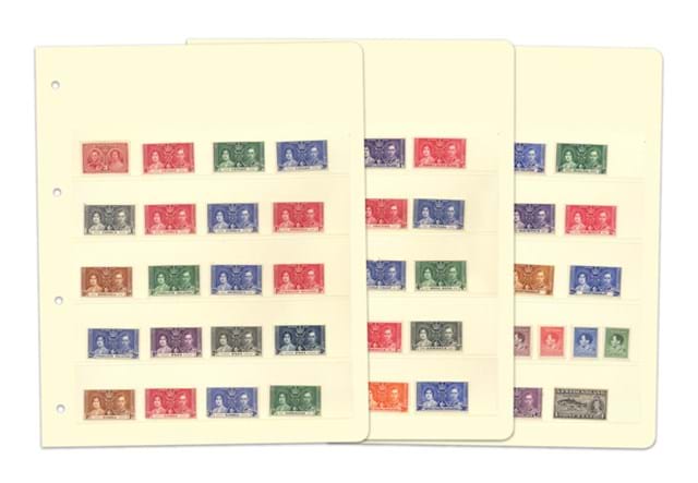 George VI Omnibus Stamp Col. Pages 4 6