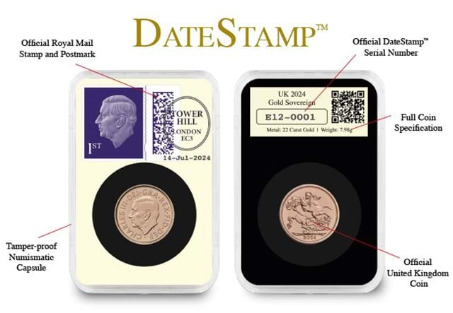 DN Datestamp England Football Finalists Gold Sovereign Product Images With Information