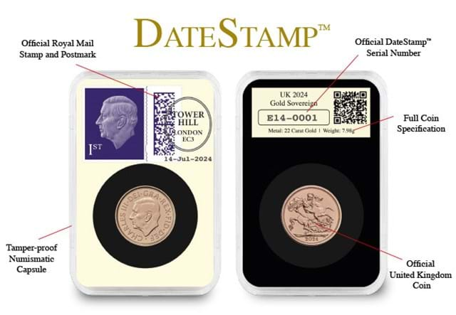 DN Datestamp England Football Finalists 1966 2024 Gold Sovereign Product Images 6