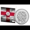 Pride of England Finalists £5 Display Card beside coin up close