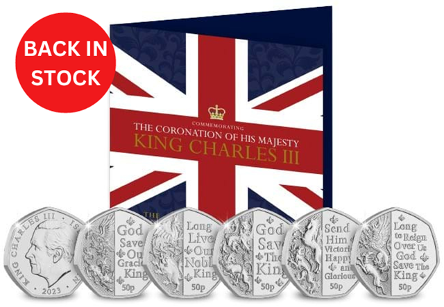 Coronation National Anthem 50P Coins