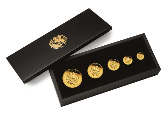 Perth Mint 5 Sov Set In Box