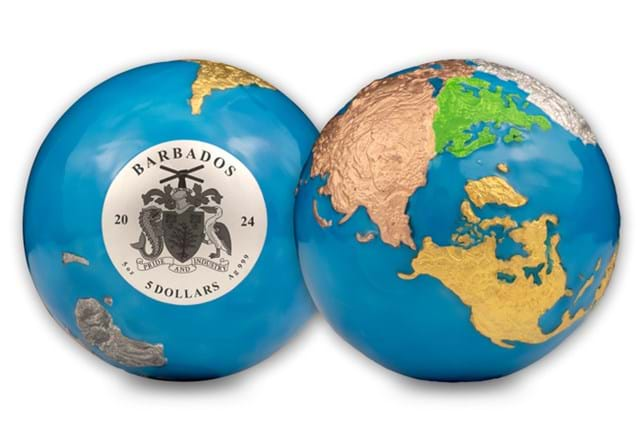 2024 Blue Marble Earth 5Oz Obv Rev