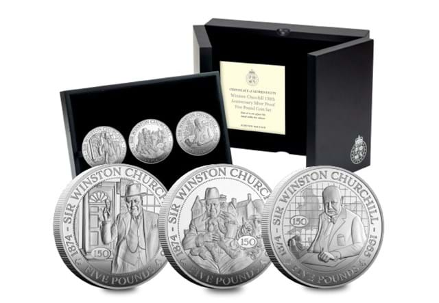 Winston Churchill 150Th Birthday Coin Range Product Page Images (DY) 3