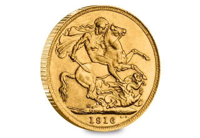 UK 1916 Sovereign Rev