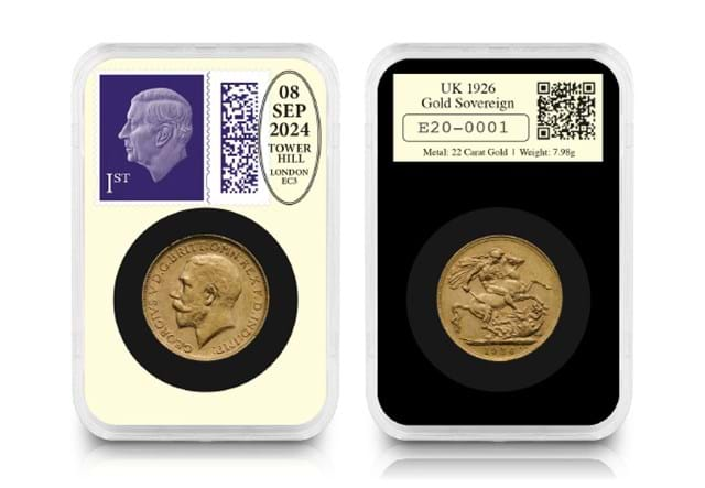 Queen Elizabeth II Memoriam 1926 Gold Sovereign Datestamp Issue Product Page Images (DY) 1