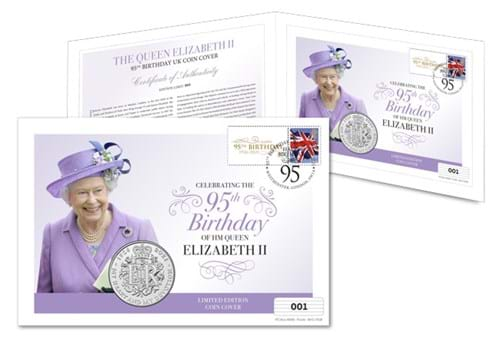 CL Queen Elizabeth II 95Th UK Coin Cover 1