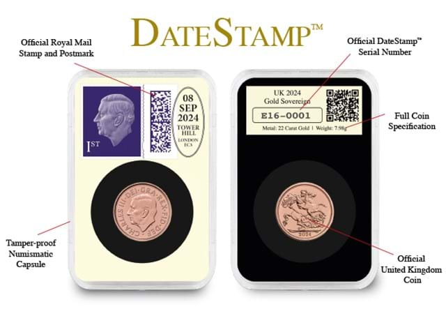 Datestamp UK 2024 Gold Sovereign Product Images (DY) 4