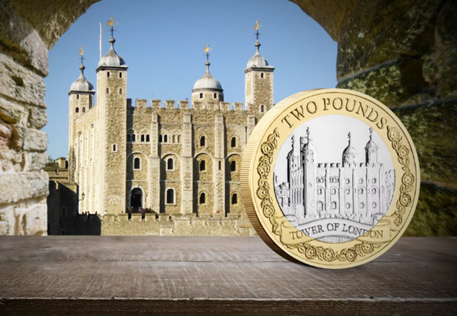 Tower Of London 2 Pound