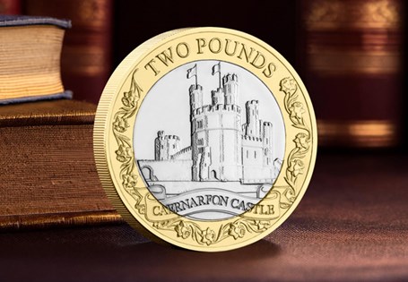 Issued by Isle of Man, this 2024 Caernarfon Castle £2 Coin has been released as part of the British Castles £2 Collection. Struck to a BU quality