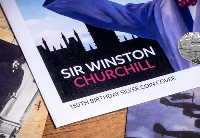 Churchill 150Th Birthday Silver Coin Cover Lifestyle 04