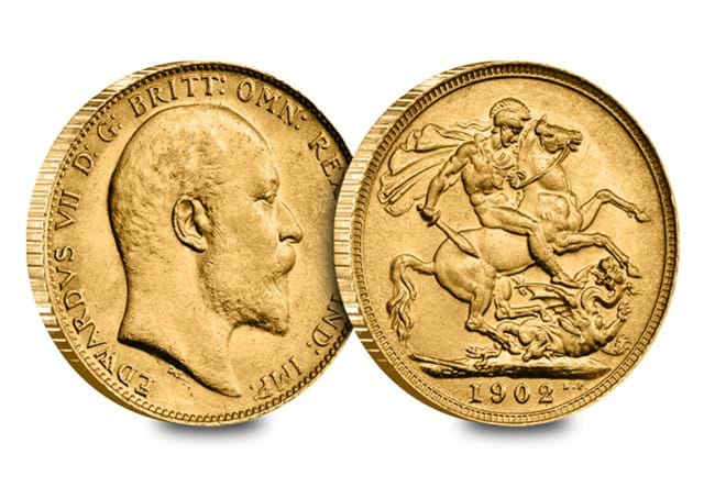 Edward VII 1902 Sovereign Obv Rev