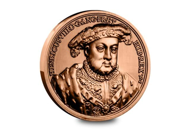 Henry VIII Replica Medal REV