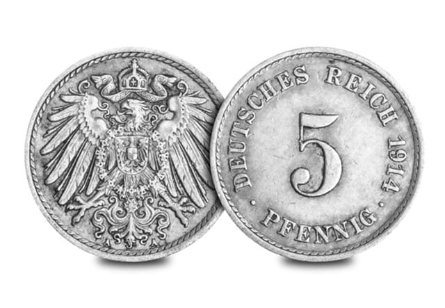 5 Pfennig Obv Rev