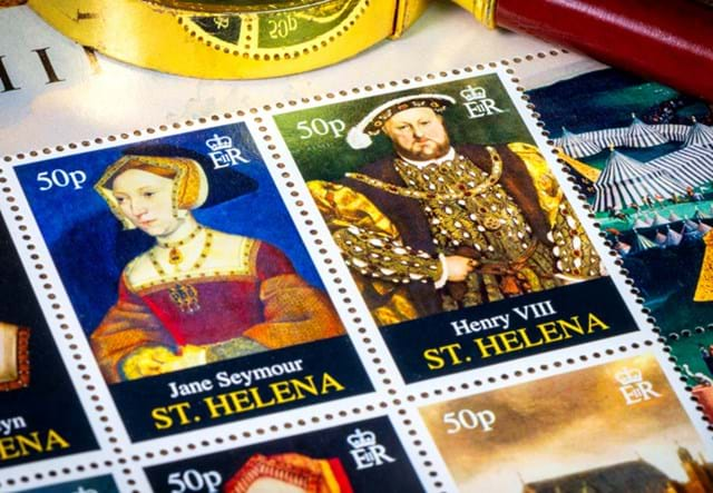 Henry VIII Stamp Set Lifestyle 01