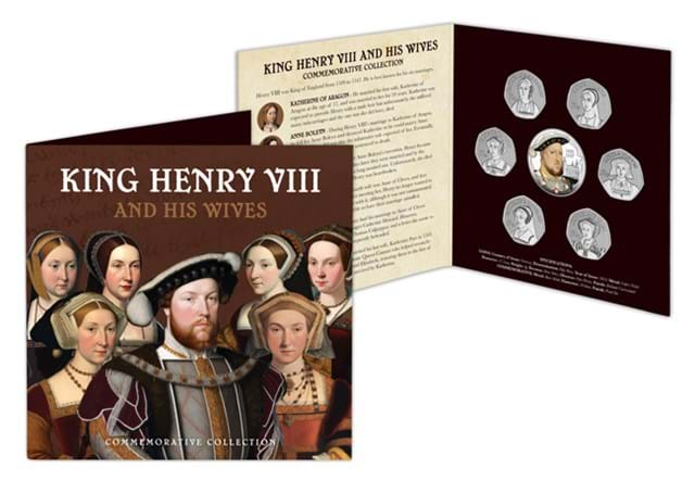 Henry VIII Wives BU 50P Set Pack Shot (1)