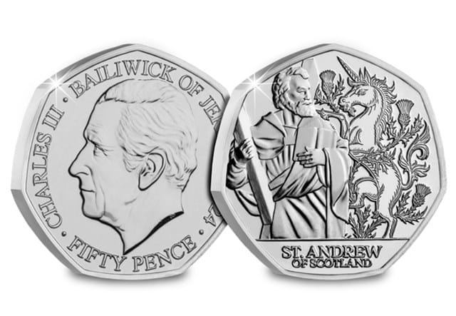 Patron Saints BU 50Ps St. Andrew Obv Rev