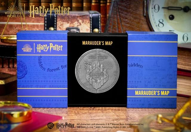 Harry Potter Marauder's Map Silver 5Oz Lifestyle 01