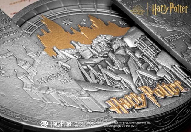 Harry Potter Marauder's Map Silver 5Oz Lifestyle 06