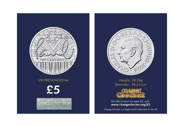 2024 UK Paul Mccartney £5 CC Digital Assets And Product Page Images (DY) 3