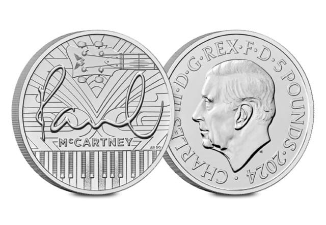 DN 2024 Music Legends Paul Mccartney BU £5 Silver Colour 1Oz Product Images 1