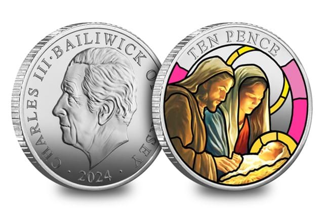 Nativity Silver 10P Set Trinity Obv Rev