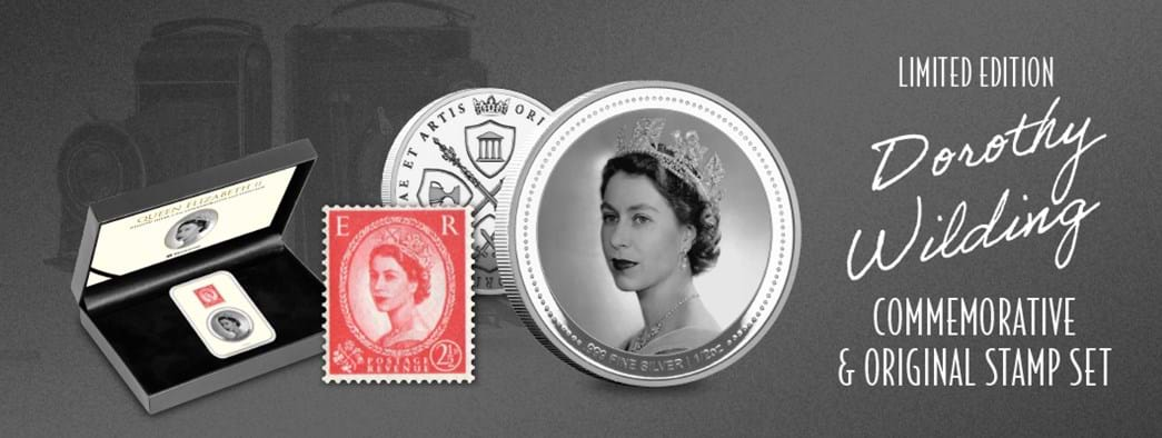 The Dorothy Wilding Stamp and Silver Medal Commemorative Pair