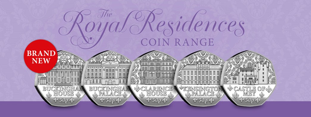 The Royal Residences 50p Range