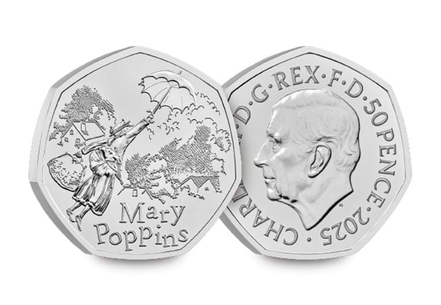 UK 2025 Mary Poppins 50P Coin Range Digital Assets (DY) 1