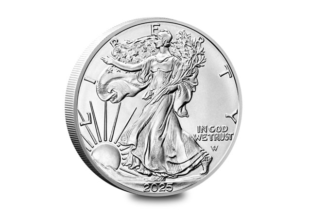 2025 US Silver Eagle 1Oz Coin Rev