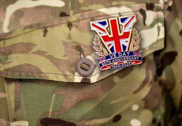 VE Day Pin Badge Lifestyle 02