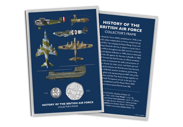 History Of British Air Force Frame Obv Rev V2