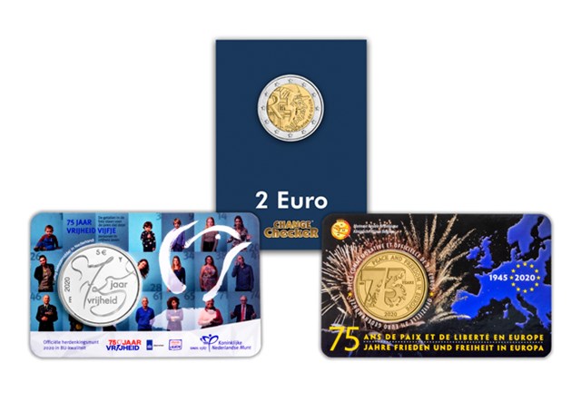 VE Day European Allied Coin Set Image 03