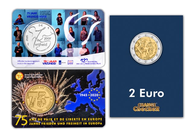 VE Day European Allied Coin Set Image 01