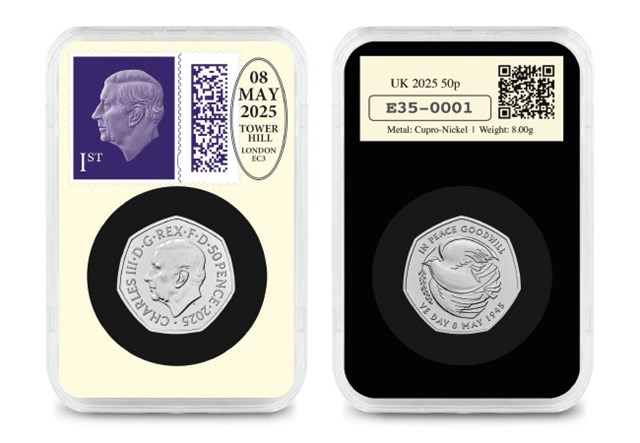 DN 2025 Datestamp VE Day 50P Pair Product Images 2