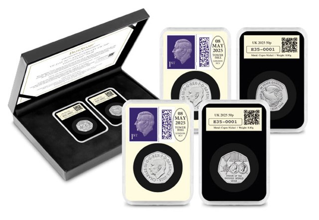 DN 2025 Datestamp VE Day 50P Pair Product Images 4
