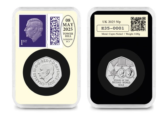 DN 2025 Datestamp VE Day 50P Pair Product Images 1