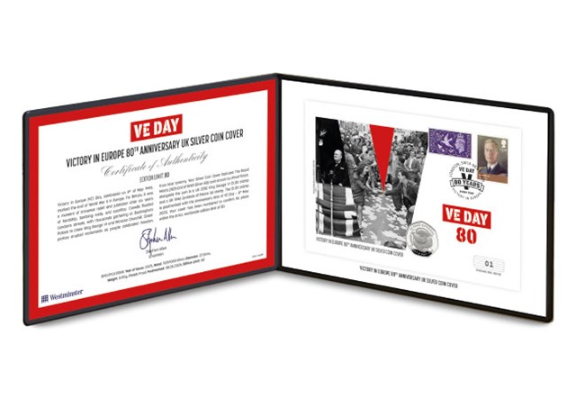 DN 2025 VE Day Silver 50P Cover Product Images 6