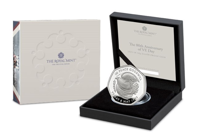 2025 80Th Anniversary Of VE Day 50P Product Images DN 7