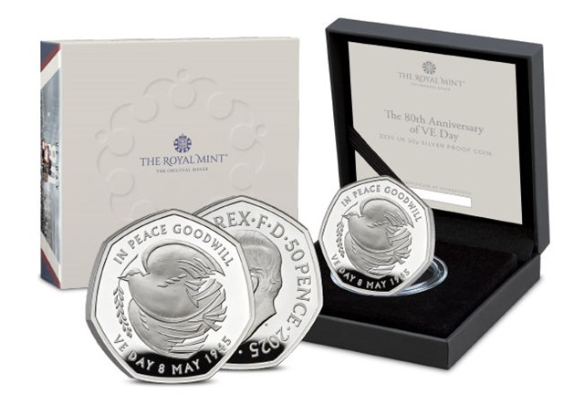 2025 80Th Anniversary Of VE Day 50P Product Images DN 8