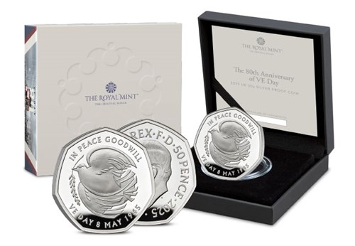 2025 80Th Anniversary Of VE Day 50P Product Images DN 8