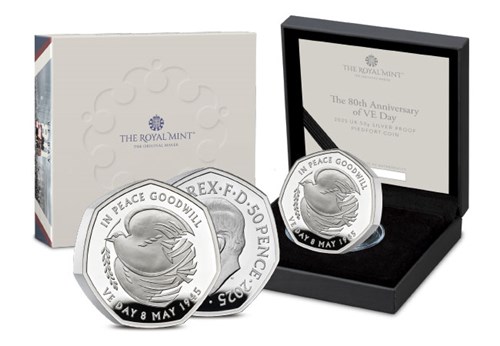 2025 80Th Anniversary Of VE Day 50P Product Images DN 12