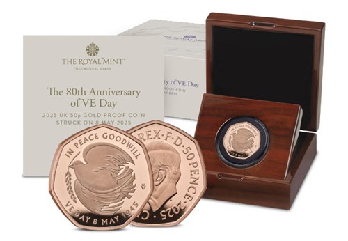 2025 80Th Anniversary Of VE Day 50P Product Images DN 23