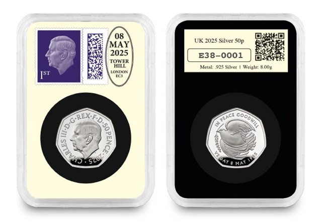 2025 Datestamp VE Day Silver Pair Product Images DN 1