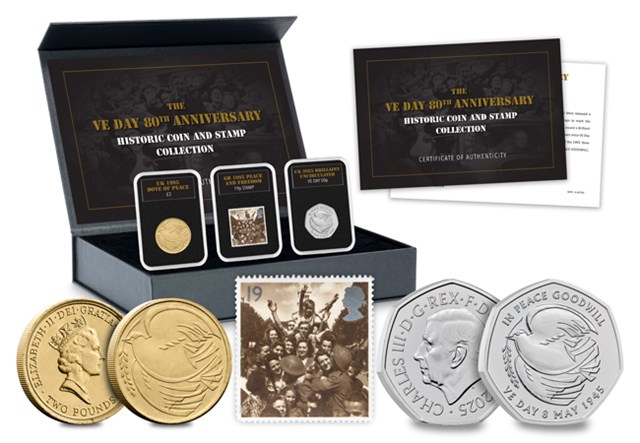 VE Day Coin And Stamp Set Whole Product