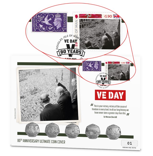 DN 2025 VE Day 50P Ultimate Covers Collection Email Images 3